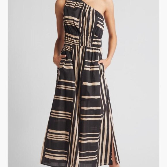 ✨ Rails Selani Stripe One-Shoulder Cotton Midi Dress ✨ - Picture 1 of 1